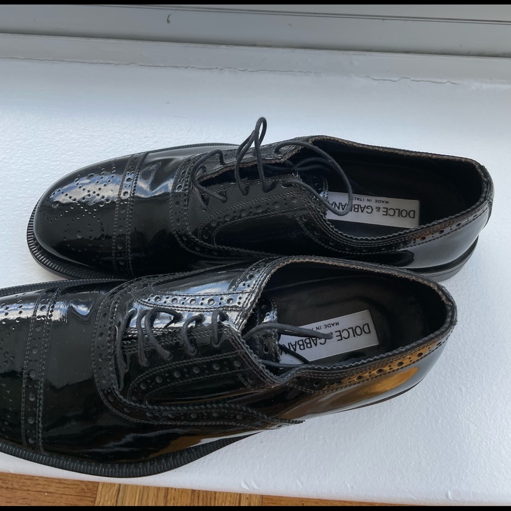 NWT❗️Dolce & Gabanna tuxedo wingtip Oxfords